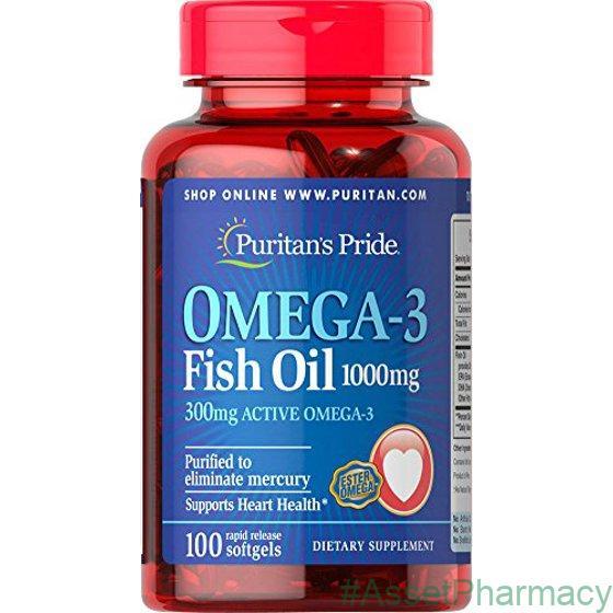 Puritan?s Pride Omega-3 1000mg Fish Oil Capsules