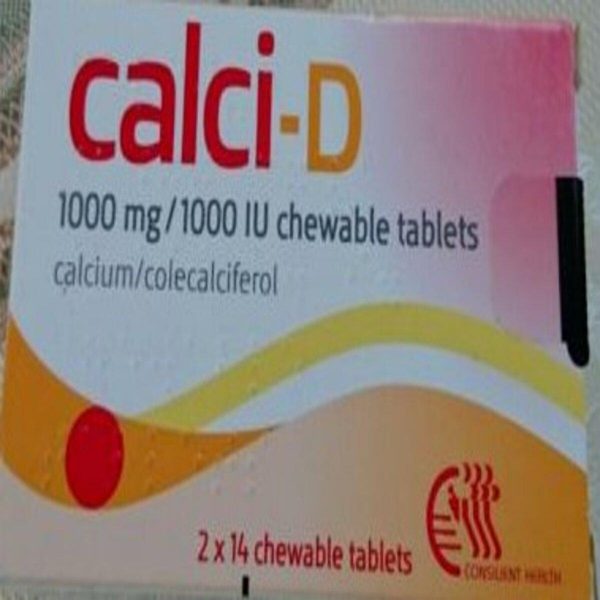 Calci-D Chewable Tablets ? Calcium Vitamin D,  28 Tablets