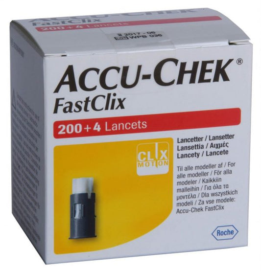 Accu-Check Fastclix Lancets 204 Lancets