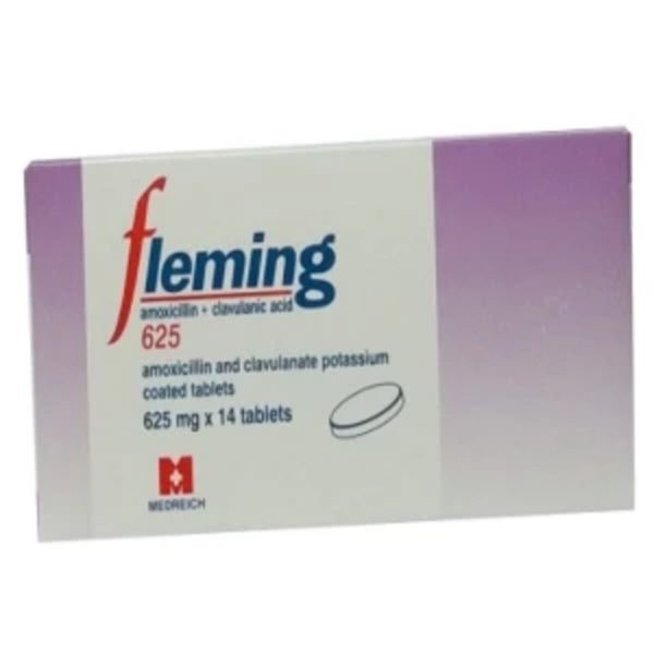 Fleming 625mg Tablets, 14 Tablets