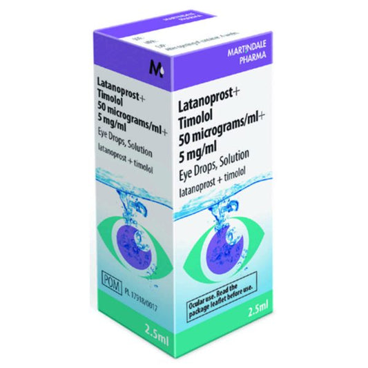 Latanoprost Timolol Eye Drops, 2.5ml