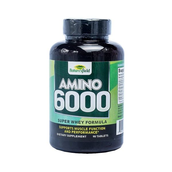 Natures Field Amino 6000 Super Whey Formula, 90 tablets