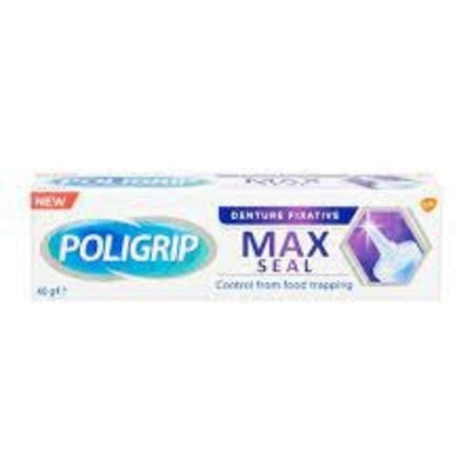 Poligrip Max Seal Denture Fixative, 40g