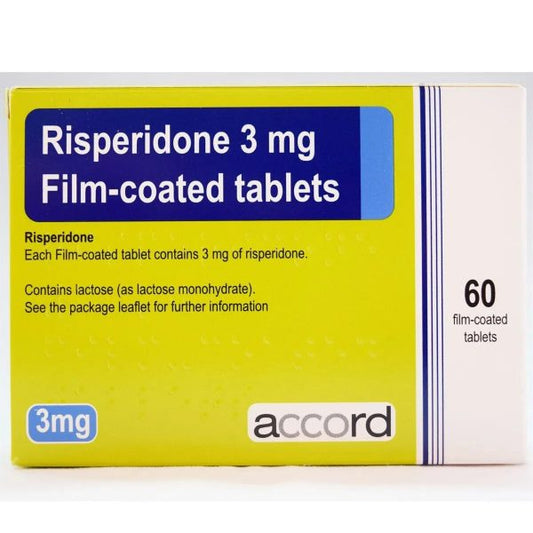 Risperidone 3mg Tablets, 30 Tablets