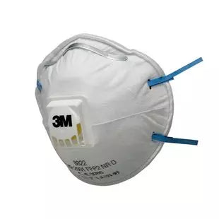 3M 8822 Cupped Particulate Respirator Mask with Valve