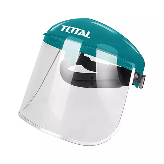 Total Face Shield with Adjustable Knobs & Antibacterial Sweatband, TSP610