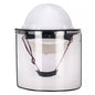 Windsor 8x16 inch White Safety Helmet Ratchet with Spring Face Shield