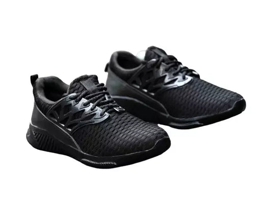 Wonker 6180 Mesh Steel Toe PVC Black Safety Shoes