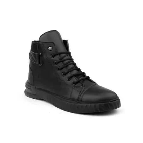 Wonker WK-526 Airmix Sole Synthetic Leather Men's Safety Black Boot