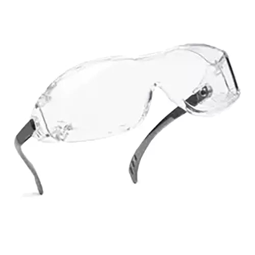 Udyogi Edge Over Clear White Edge Adjustable Goggles (Pack of 5 Pcs)