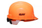 Volman Orange ISI Mark Ratchet Hard Hat Head Safety Helmet, Pack of 5