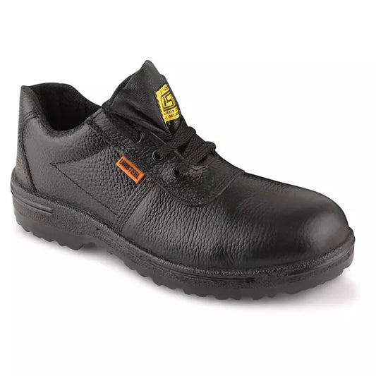 Unistar Naptune PU Sole Synthetic Leather Black Steel Toe Safety Shoes