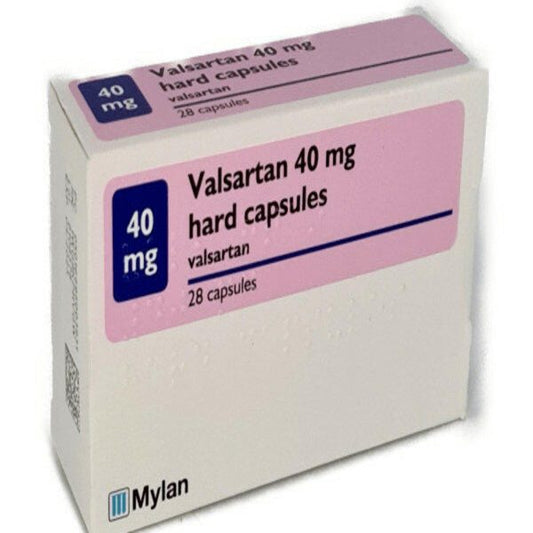 Valsartan 40mg Capsules, 28 Capsules