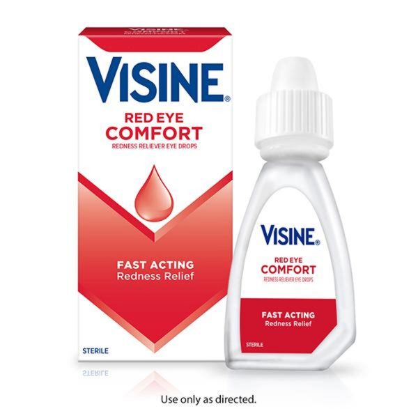 Visine Red Eye Hydrating Comfort Eye Drop ? Redness Relief, 8ml