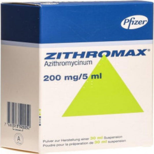 Zithromax 200mg Suspension, 15ml