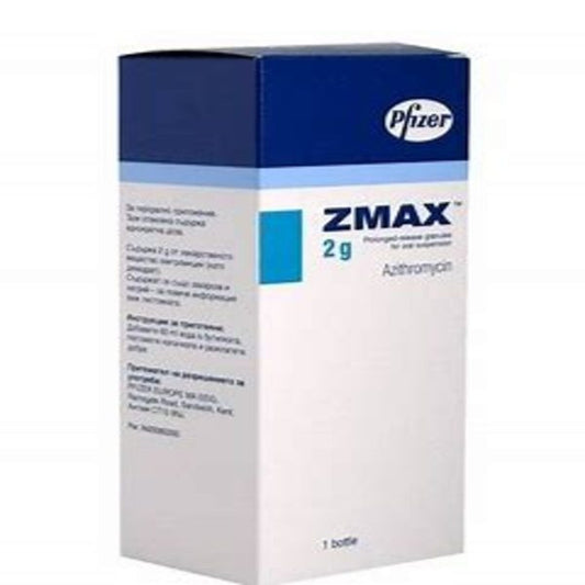 Zmax Oral Suspension ? Azithromycin Extended Release,  2G