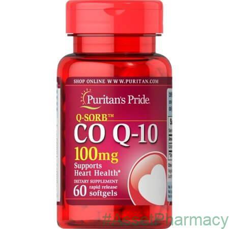 Puritan?s Pride Co Q-10 100mg Softgels 60 Softgels