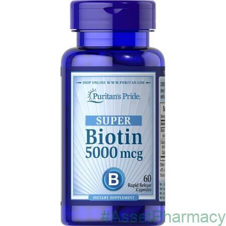 Puritan?s Pride Super Biotin 5000mcg Capsules 60 Capsules