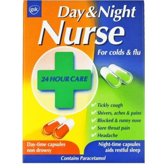 Day & Night Nurse 24 Capsules