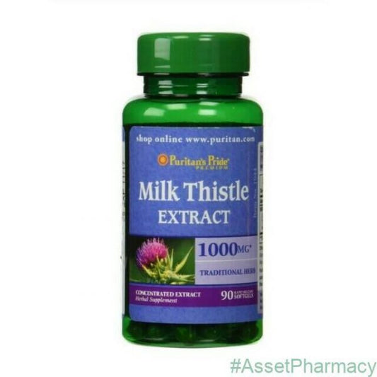 Puritan?s Pride Milk Thistle Extract 1000mg Softgels 90 Softgels