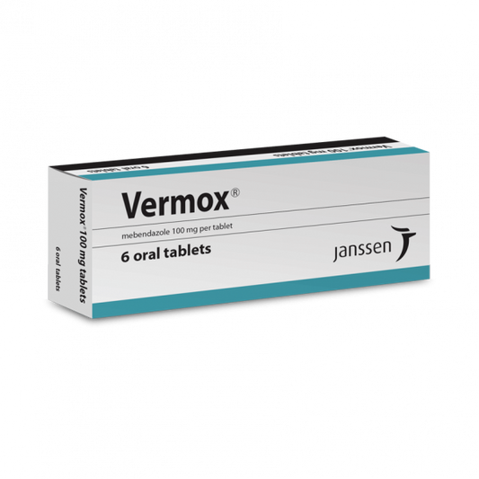 Vermox 100mg Tablets 6 Tablets