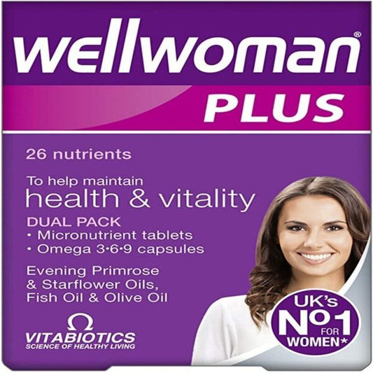 Vitabiotics Wellwoman Plus Omega 3.6.9 Tablets, 56 Tablets